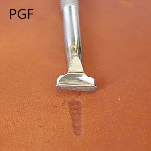 Nykščio horizontalaus tipo dalelių dydis 1.5-PGF odos dirbtuvių nerūdijančio plieno fine spausdinimo priemones odos pjaustymo įrankiai