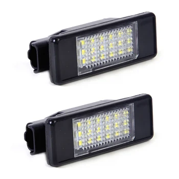 OHANEE 2 LED Skaičius lempos Licenciją Plokštelės Lemputės atveju peugeot 106 1007 207 307 308 406 407 automobilių optikos reikmenys