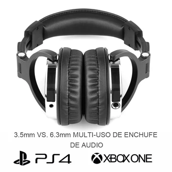 Oneodio Professional Studio Headphones DJ Stereo Professional DJ Headphones Studio Monitor Gaming Headset for Phone PC PS4 Xbox