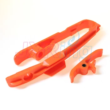 ORANGE colour Chain Slider Swingarm Guide Set For SX SXF 125 150 200 250 350 450 525