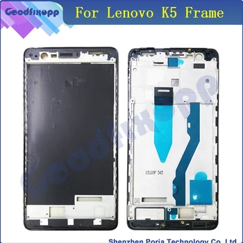 Originalus Lenovo K5 Naujas LCD Rėmas Bezel Faceplate Priekiniai Būsto Repalcement Dalių Mobiliojo Telefono Lenovo K5