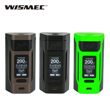 Originalus WISMEC Reuleaux RX2 20700 200W TC MOD 1.3 colio Didelis Ekranas, Wismec RX2 Lauke Mod Ne Baterija e Cigs Vaping Mod