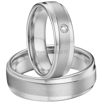 Pagal užsakymą pagaminti vakarų Europos stiliaus sidabro spalvos unikalų Jo ir Autorystė vestuviniai Žiedai rinkiniai poroms