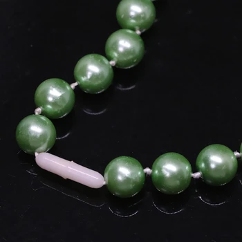 Pakabukai žalia shell imituojamas-pearl apvalūs karoliukai, karoliai moterų 8,10,12,14 mm gamyklos kainų karšto pardavimo grandinės juvelyrikos 18inch B1645