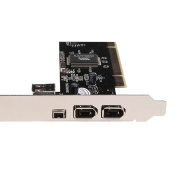 PCI 6-Pin / 4-Pin IEEE 1394 Valdiklio plokštė su Firewire Kabelis Skaitmeninis Fotoaparatas DV vaizdo Kameros kietieji Diskai keičiami Diskai