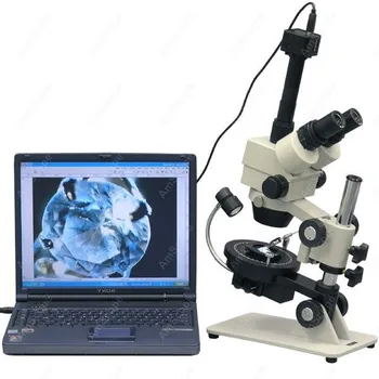 Perlas, Perlas, Stereo, Zoom Mikroskopu--AmScope Prekių 3,5 X-90X Perlas Perlas Stereo, Zoom Mikroskopas + 3MP Kamera