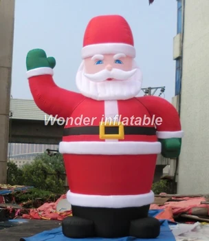 Populiariausių lauko pripučiamų kalėdų dekoracijos, apšvietimas led pripučiami santa claus simbolių atostogų