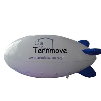 Pripučiami helio dirižablis 0.18 mm pvc parodoje Užsakymą pripučiami blimp,cepelinas helio balionas be logotipo