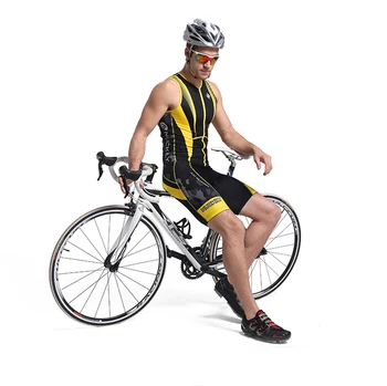 Profesinės Ironman Triatlonas Lycra Kostiumai Suspaudimo vientisas Jersey mtb dviratis tinka dviračių drabužiai Dviračių Megztiniai