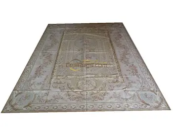 Rankomis austa vilna kilimų prancūzijos aubusson kilimai į 274CMX366CM 9 'X 12' gc1aub0018