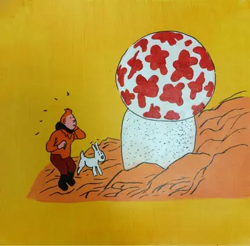 Rankomis Dažyti Šiuolaikinio Abstraktaus Animacinių filmų Tapybos Tin Tin Naftos Tapyba ant Drobės, Sienos Menas Nuotraukas Kambarį