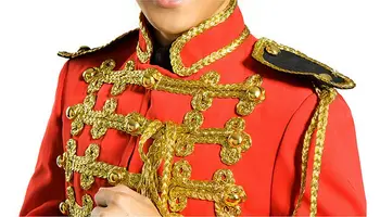 Raudona royal kostiumas vyrams royal kostiumas royal kareivis kostiumas derliaus vestuvinis kostiumas royal guard kostiumas karinės cosplay