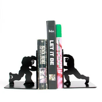 Remti kūrybinių Hulk geležinis žmogus studentų knygos paprastas stalas knyga, plokštelė, geležies asmenybės Bookends metalo TV namų dekoracijos