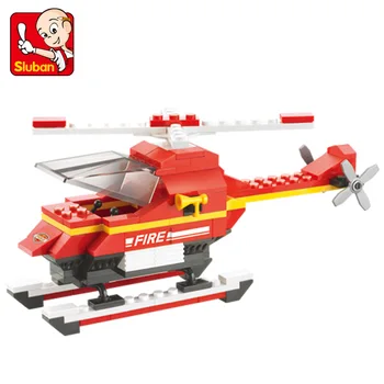S Modelis Suderinamas su Lego B0222 409pcs Priešgaisrinės Pagalbos Brigada Modelių Kūrimo Rinkiniai Blokai Žaislai Hobis, Pomėgiai Berniukų, Mergaičių