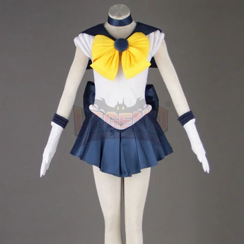 Sailor Uranas Tenoh Haruka Cosplay suaugusiųjų kostiumas vienodą aprangą sijonas užsakymą