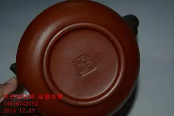 Senas Čing Dinastija ZiSha Keramikos arbatinukas,bambuko&Bamboo & Slyvų Žiedų, su marku,geriausia kolekcija ir puošmena, Nemokamas pristatymas,
