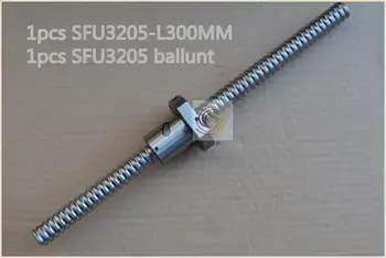 Skersmuo 32mm kamuolys varžtą SFU3205 ilgis 300mm plius RM3205 kamuolys veržle CNC 