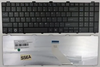 SSEA Naujas US Klaviatūra FUJITSU Lifebook A530 AH530 AH531 NH751 nešiojamas anglų klaviatūra