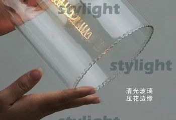 Stiklo pakabukas Derliaus lemputė Valgomasis Gyvenamasis Kambarys Juosta Šviesos Šiuolaikinės Crystal šviesos mados WESTON APVALUS pakabukas apšvietimas