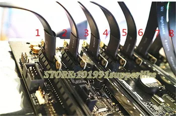 Stove PCI-E 3.0 1x Iki 16x PCIe x16 x1 pcie Riser kasybos grafika kortelės ilgiklis PCI-Express Gen3 8Gbps Mažai energijos