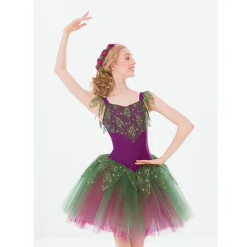 Suaugusiųjų ar Vaikų Pasakų Baleto Tutu Suknelė Baleto Suknelės, Suaugusiųjų Gėlių, Drugelių Baleto Tutus Balerinos Tutu Spalvinga Baleto HB821
