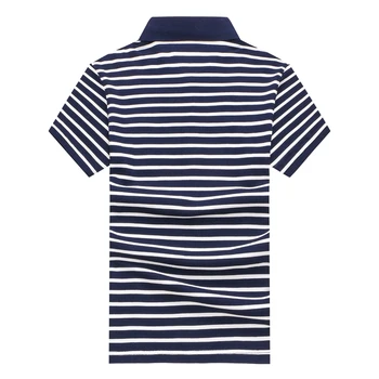 TACE&SHARK marškinėliai vyriški 2018 naujas stilius pasuko žemyn apykaklės komercijos mados spausdintą modelio dryžuotas spalvos nemokamas pristatymas