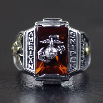 Tailandas, Sidabrinė JAV Jūrų Pėstininkų Snaiperis, Emblemos Žiedas