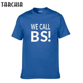TARCHIA mes vadiname bs mados vyras medvilnės Naujas Vyrų marškinėlius marškinėliai Homme minkštas Trumpas Rankovės 2018 prekės Atsitiktinis berniukas, Print T-shirt atvykti
