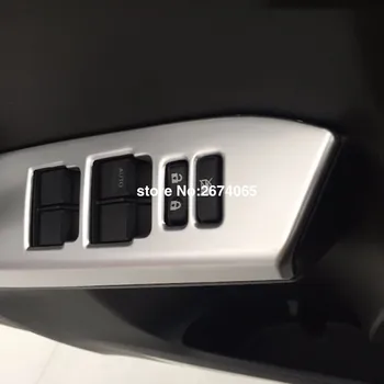 Toyota RAV4 2016 2017 Stiklo Jungiklio Dangtelis Durys Langas Pakyla Raštas Apdaila Escutcheon 