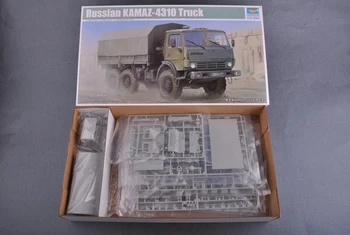 Trimitas 01034 1:35 rusijos KAMAZ-4310 sunkvežimių Surinkimo modelis