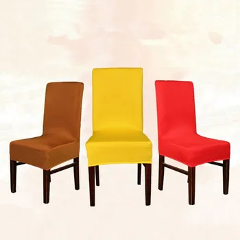 Universalus Poliesteris Ruožas Kėdė Padengti Spandex Tamprumo Elastiniai Kėdžių dangose Šventinių Namų Vestuvių Dekoravimas, Namų Tekstilės gaminiai