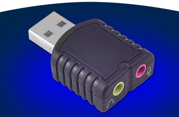 USB Stereo Garso Kortelės Adapteris Keitiklis Papildomas Garso Šaltinis Plug and Play
