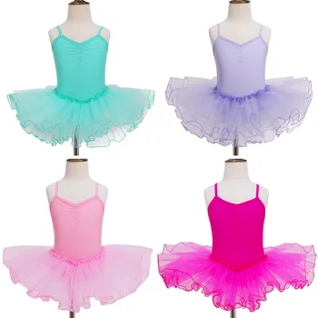 Vaikų Mergaičių Baleto Mdc Gimnastikos Leotard Šokių Suknelė Be Rankovių Dancewear Drabužiai Princesė Ballerina Pasakų Šalis Kostiumas