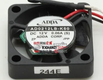 Visiškai naujas originalus bendrai kaip ADDA AD0212LB-K50 2506 25mm 12V 0.06 disko mažas ventiliatorius