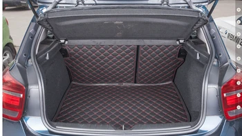 Visą kuriems ne slydimo nr. kvapas Specialių automobilių kamieno kilimėliai BMWM135i patvarus, atsparus vandeniui bagažo kilimai
