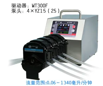 WT300F 4xYZ25 Didelis Srautas Protingas Pilstymo Vibracinius Dozavimo Pripildymo Siurblys Lab Pramonės Siurblys 0.16-990 ml/min.