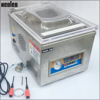 Xeoleo Commercial Vacuum machine DZ-260 Desktop Vacuum sealing machine Vacuum Sealer 26cm Packing Machine for fruit/Vegetable
