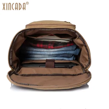 XINCADA Backpacks Travel Backpack Anti Theft Canvas Backpack School Bookbag Back Pack Men Backpack for 15.6 Inch Laptop