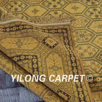 YILONG 6'x9' hereke šilko kilimai vantage išskirtinį namų puošybai senovinis persų kilimas rankų darbo (YHW48GAB6x9)