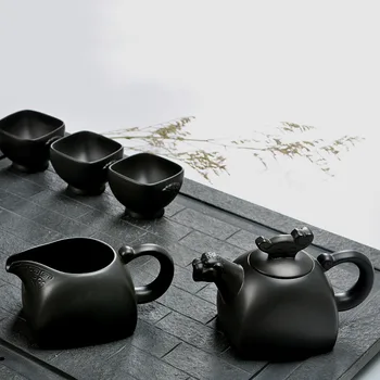 Yixing Zisha arbatos rinkiniai dovanų dėžutės Zisha puodai dubenį arbatos puodeliai gamintojų, didmeninės arbatos dovanos