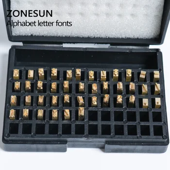 ZONESUN A-Z 0-9 pobūdžio raidžių skaičius karšto raidė kodas kaspino dienos spausdinimo mašina