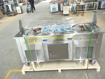 Šviežių laikyti šaldytuve geriausiai parduodamas komercinis Tailandas valcavimo keptas ledų mašina su stiklo valdybos CFR kaina