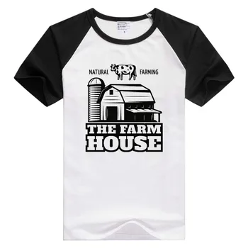 Ūkio Ekologiškų Maisto produktų trumpas rankovės atsitiktinis Vyrai Moterys T-shirt Patogus Marškinėlius Cool Spausdinti Viršūnes Mados Tees GA893