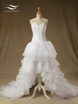 Žavinga Rankovių Raukiniai, Nėriniai Linijos Vestuvių Suknelė Kristalai Brangioji Duobute Princesė Vestuvių Suknelė Vestuvių Suknelė (SL-W407)
