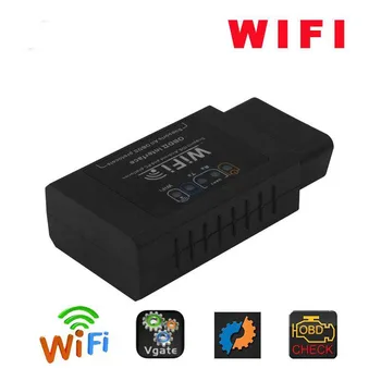 Žemiausios Kainos Black Wifi ELM327 OBD2 EOBD Code Skaitytuvas 