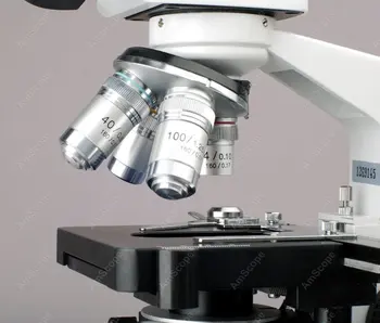 Žiūronų Junginys, Mikroskopu--AmScope Prekių 40X-2000X LED Lab Žiūronų Junginys, Mikroskopu w 3D Dviejų sluoksnių Mechaninė Etapas