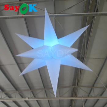 1.5/2m Pripučiami LED Dekoracija Kabinti Star Žėrintis su 16 Spalvų Namų Baras Vestuves Scenos Dekoracijas