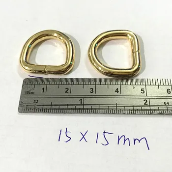 1,5 cm(15mm) d-žiedas 100vnt Aukso 3.0 mm storio