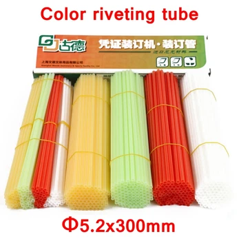 100PCS/LOT Red color Nylon PA Binding riveting tube 5.2x300mm reviting binding machine suppliers wholesale