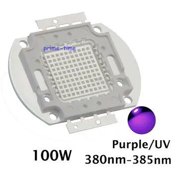 100W Integruota UV Didelės Galios Šviesos Chip Epileds 42Mil 365nm-370NM,380nm-385nm,395-405nm,420nm-425nm 